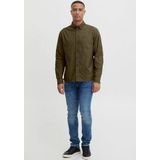 BLEND Overhemd 'Bugley'  olijfgroen