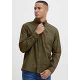 BLEND Overhemd 'Bugley'  olijfgroen