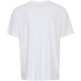 T-shirt - Effen - Jersey - Kwartmouw - Normale Pasvorm