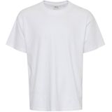 T-shirt - Effen - Jersey - Kwartmouw - Normale Pasvorm