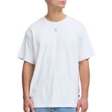 T-shirt - Effen - Jersey - Kwartmouw - Normale Pasvorm