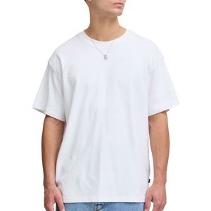 T-shirt - Effen - Jersey - Kwartmouw - Normale Pasvorm