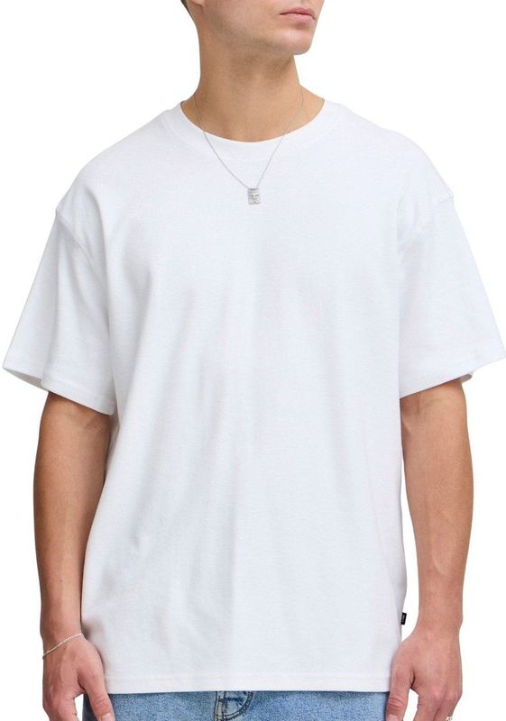 T-shirt - Effen - Jersey - Kwartmouw - Normale Pasvorm