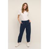 KAFFE - Merle - Damesbroek - Zwart - Geweven Stof - Hoge Taille