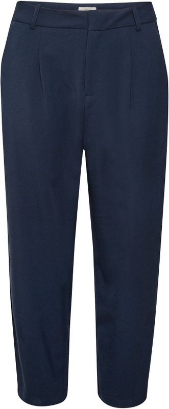 KAFFE - Merle - Damesbroek - Zwart - Geweven Stof - Hoge Taille