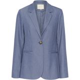 Kaffe - Kasakura Blazer - Blazer - Vintage Indigo - 77% Polyester, 18% Viscose, 5% Elastaan