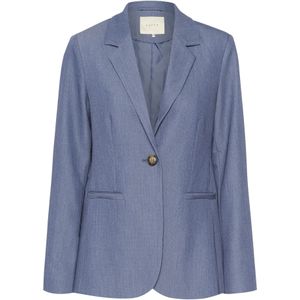 KAFFE Kasakura Blazer voor dames, business, casual, Vintage Indigo