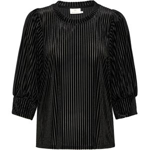 Kaffe, Dames, Blouses & Shirts, Zwart, Maat: L