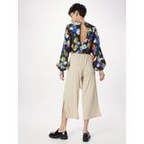 Kaffe - Wijde Broek - Cropped - Losse Pasvorm - Brede Ceintuur