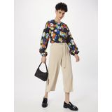 Kaffe - Wijde Broek - Cropped - Losse Pasvorm - Brede Ceintuur