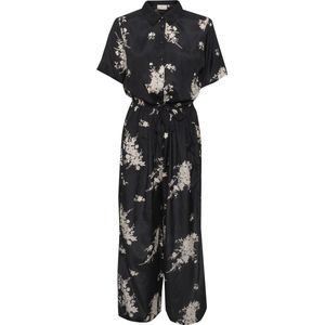 Kaffe - KAgilla Jumpsuit Dames - Jumpsuit - Zwart - Katoen