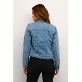 Kaffe - Kavicky Jeans Jacket - Jack - Medium Blue Washed Denim - 73% Katoen, 25% Polyester, 2% Elastaan
