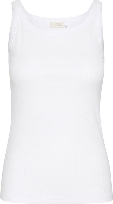 Tops - Mouwloos - Zwart - 95% Katoen, 5% Elastaan