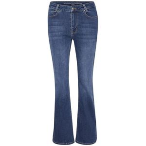 My Essential Wardrobe - Dekota 148 - Jeans - Medium Blue - High Waist Bootcut