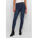 KAFFE - Sinem HW 7/8 - Damesjeans - Donkerblauw
