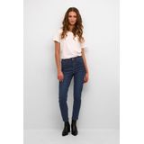 KAFFE - Sinem HW 7/8 - Damesjeans - Donkerblauw
