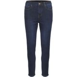 KAFFE - Sinem HW 7/8 - Damesjeans - Donkerblauw