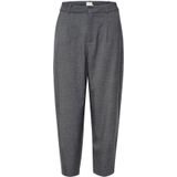 Capri Broek - Hoge Taille - Enkellengte - Zwart - 64% Polyester - 33% Viscose - 3% Elastaan