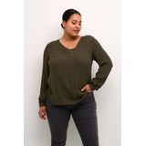 Damesblouse met lange mouwen KAFFE Curve Ami