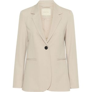 Kaffe Blazer Single Breasted Notch Lapel Regular Fit Jetted Pockets, Veren Grijs, 36 NL