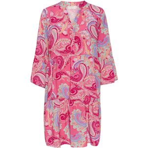 Cream - Blousejurk - Lichtblauw - Model CRGina - Knoopsluiting - Tuniek Kraag