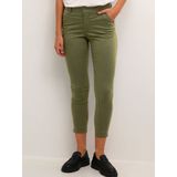 Kaffe - Slim Fit Chino Broek - Groen - Dames