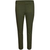 Kaffe - Slim Fit Chino Broek - Groen - Dames