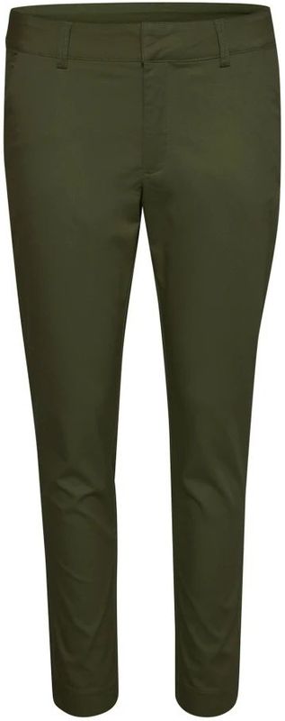 Kaffe - Slim Fit Chino Broek - Groen - Dames