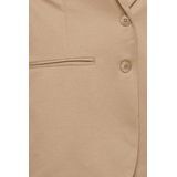 Blazer - Licht - Stretchaandeel - Omslagkraag - Twee Steekzakken