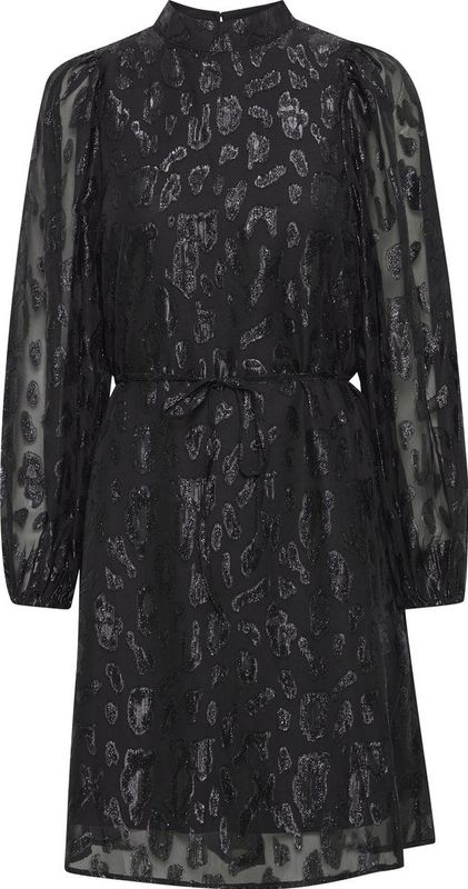 Fransa - FRSPARKLE DR 1 - Jurk - A-lijn - Lange Mouwen - Kleur