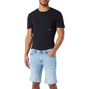 Blend - TWISTER - Korte Jeans - Blauw - 5-Pocket Design