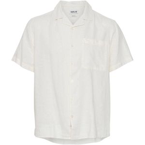 Solid - Allan Cuba - Overhemd - Off White - Regular Fit - Korte Mouwen