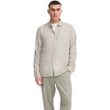 !Solid - Enea - Overhemd - Taupe - Regular Fit - Lange Mouw