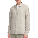 !Solid - Enea - Overhemd - Taupe - Regular Fit - Lange Mouw