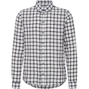 Casual Friday CFAnton 0053 LS BD check linen mix shirt Heren Shirt