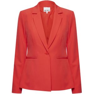 Ichi - Lexi - Blazer - Blauw - 90% Polyester 10% Elastaan