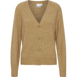 ICHI Gebreide damesjas, curry (160928), L