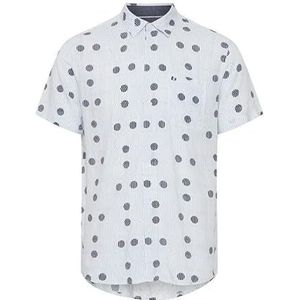 Blend Heren Woven Shirt s/s hemd, 184039/Regatta, S, 184039/Regatta, S