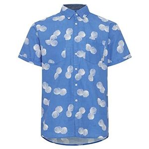 BLEND Overhemd  azuur / wit