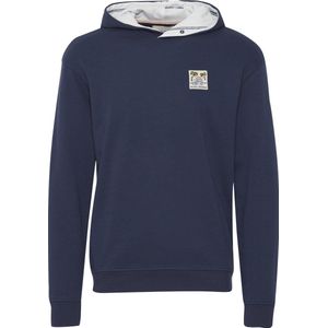 BLEND - Hoodie - Blauw - Sweatshirt - 60% Katoen - 40% Polyester