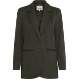 ICHI - IHKATE SUS - Blazer - Forest Night - Oversized met Knopen en Reverskraag