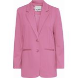 Blazer - Licht - Niet Gevoerd - Omslagkraag - Twee Steekzakken - Losse Pasvorm