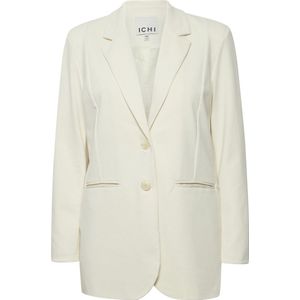 ICHI IHKATE SUS oversized BL damesblazer, lange blazer met knopen, stretch en reverskraag, berk (130905), S