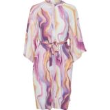 Blousejurken - 3/4 Mouw - Boven Knie Lengte - 51% Viscose - 49% Viscose