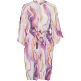 Blousejurken - 3/4 Mouw - Boven Knie Lengte - 51% Viscose - 49% Viscose