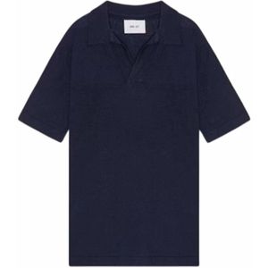 Trui - Effen - Knitwear - Geribbelde Kraag - Kwartmouw