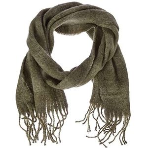 Only ONLSIDSEL Wool Scarf CC sjaal, kasjmier / detail: patch met knopen, eenheidsmaat (30 stuks) dames, Kasjmier / detail: knooppatch