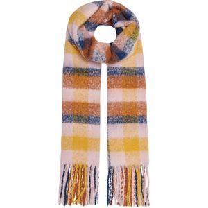 Only ONLTESSIE CHECK SCARF - Coral Blush Coral