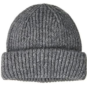 ONLY Dames Onlsussy Life Knit Cc Beanie Hat (30 stuks), dark grey melange, Eén maat