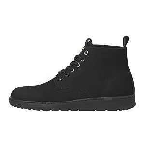 JACK&JONES Heren JFWARNOTT Nubuck SN enkellaars, antraciet, 43 EU